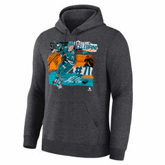 Macklin Celebrini San Jose Sharks Fresh Ice Hoodie - NHL Hoodies