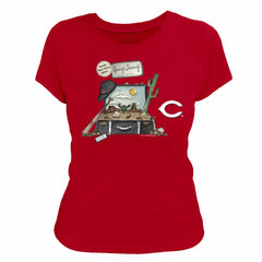 Cincinnati Reds Tiny Turnip Women's 2026 Spring Training T-Shirt - MLB T-shirts
