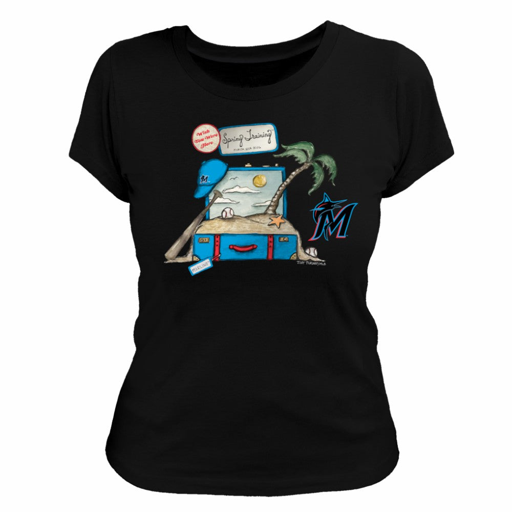 Miami Marlins Tiny Turnip Women's 2026 Spring Training T-Shirt - MLB T-shirts