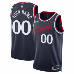 Navy LA Clippers Unisex Swingman Custom Jersey | NBA