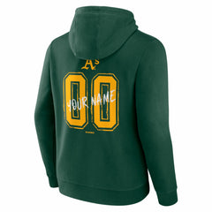 Athletics Hustle Personalized Name & Number Hoodie - MLB Hoodies