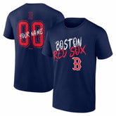 Boston Red Sox Hustle Personalized Name & Number T-Shirt - MLB T-shirts