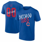 Chicago Cubs Hustle Personalized Name & Number T-Shirt - MLB T-shirts