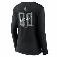 Chicago White Sox Women's Hustle Personalized Name & Number Long Sleeve V-Neck T-Shirt - MLB T-shirts