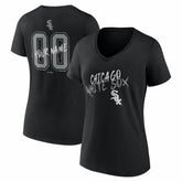 Chicago White Sox Women's Hustle Personalized Name & Number V-Neck T-Shirt - MLB T-shirts