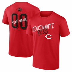 Cincinnati Reds Hustle Personalized Name & Number T-Shirt - MLB T-shirts