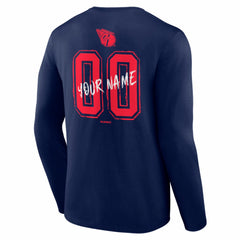 Cleveland Guardians Hustle Personalized Name & Number Long Sleeve T-Shirt - MLB T-shirts