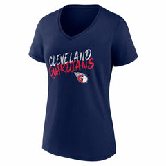 Cleveland Guardians Women's Hustle Personalized Name & Number V-Neck T-Shirt - MLB T-shirts