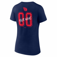 Cleveland Guardians Women's Hustle Personalized Name & Number V-Neck T-Shirt - MLB T-shirts
