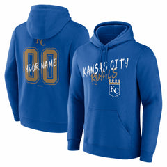 Kansas City Royals Hustle Personalized Name & Number Hoodie - MLB Hoodies