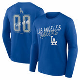 Los Angeles Dodgers Hustle Personalized Name & Number Long Sleeve T-Shirt - MLB T-shirts