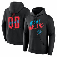 Miami Marlins Hustle Personalized Name & Number Hoodie - MLB Hoodies