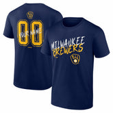 Milwaukee Brewers Hustle Personalized Name & Number T-Shirt - MLB T-shirts