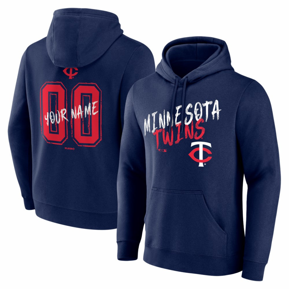 Minnesota Twins Hustle Personalized Name & Number Hoodie - MLB Hoodies