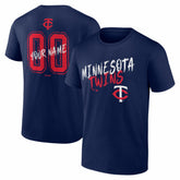 Minnesota Twins Hustle Personalized Name & Number T-Shirt - MLB T-shirts