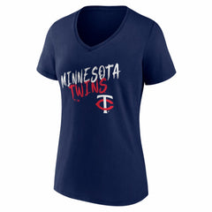 Minnesota Twins Women's Hustle Personalized Name & Number V-Neck T-Shirt - MLB T-shirts
