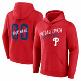 Philadelphia Phillies Hustle Personalized Name & Number Hoodie - MLB Hoodies