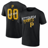 Pittsburgh Pirates Hustle Personalized Name & Number T-Shirt - MLB T-shirts