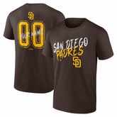 San Diego Padres Hustle Personalized Name & Number T-Shirt - MLB T-shirts