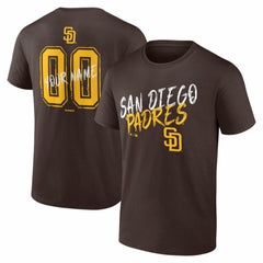 San Diego Padres Hustle Personalized Name & Number T-Shirt - MLB T-shirts