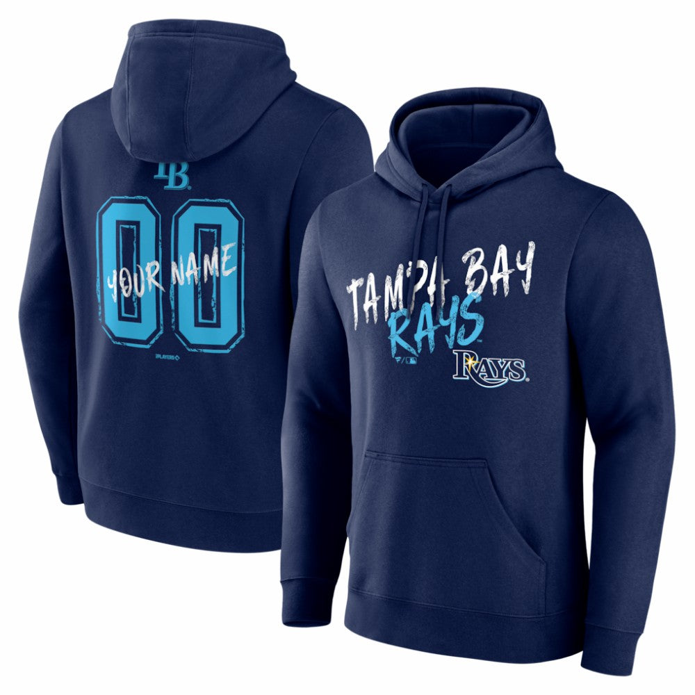 Tampa Bay Rays Hustle Personalized Name & Number Hoodie - MLB Hoodies