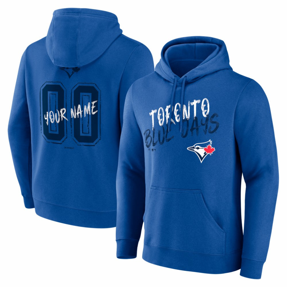 Toronto Blue Jays Hustle Personalized Name & Number Hoodie - MLB Hoodies