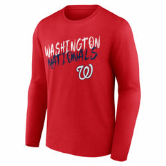 Washington Nationals Hustle Personalized Name & Number Long Sleeve T-Shirt - MLB T-shirts