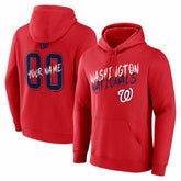 Washington Nationals Hustle Personalized Name & Number Hoodie - MLB Hoodies