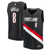 Black Deni Avdija Portland Trail Blazers Fast Break Replica Jersey | NBA