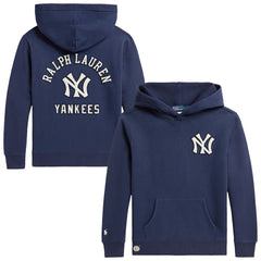 Yankees Polo Ralph Lauren Youth Fleece Hoodie - MLB Hoodies
