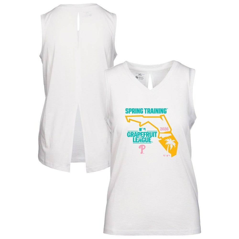 Philadelphia Phillies Levelwear Women's 2026 Spring Training Paisley Ball Bold Tank - MLB Tanks