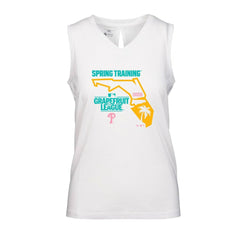 Philadelphia Phillies Levelwear Women's 2026 Spring Training Paisley Ball Bold Tank - MLB Tanks