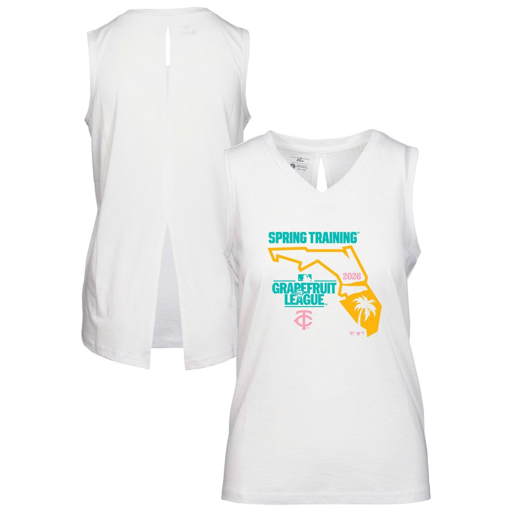 Minnesota Twins Levelwear Women's 2026 Spring Training Paisley Ball Bold Tank - MLB Tanks