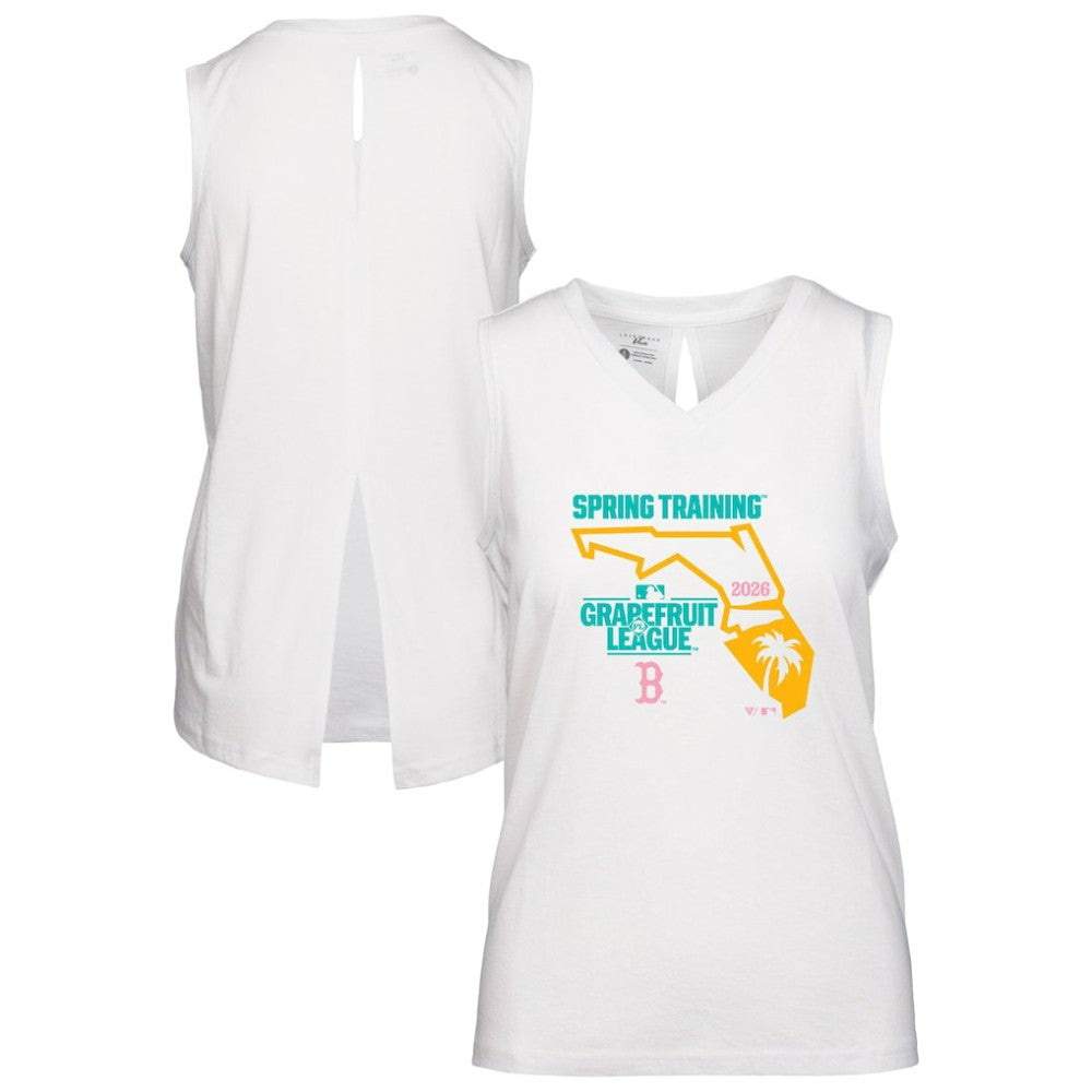 Boston Red Sox Levelwear Women's 2026 Spring Training Paisley Ball Bold Tank - MLB Tanks