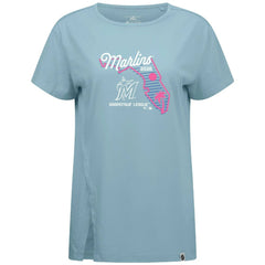 Miami Marlins Levelwear Women's Influx Spring Training Sunrise Bold T-Shirt - MLB T-shirts