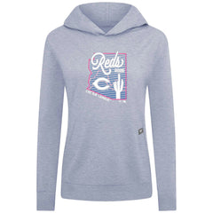 Cincinnati Reds Levelwear Women's Relay Spring Training Sunrise Bold Hoodie - MLB Hoodies
