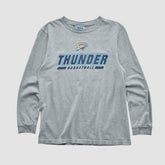 Heather Gray Oklahoma City Thunder NBA 2010s Long Sleeve T-shirt | NBA
