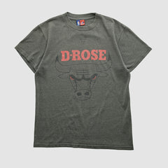 Dark Heather Gray Chicago Bulls Majestic 2000s T-shirt sale | NBA