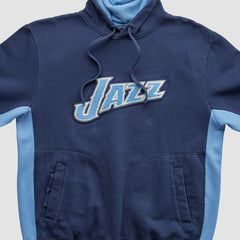 Navy Utah Jazz NBA 2000s Hooded Pullover Sweatshirt | NBA