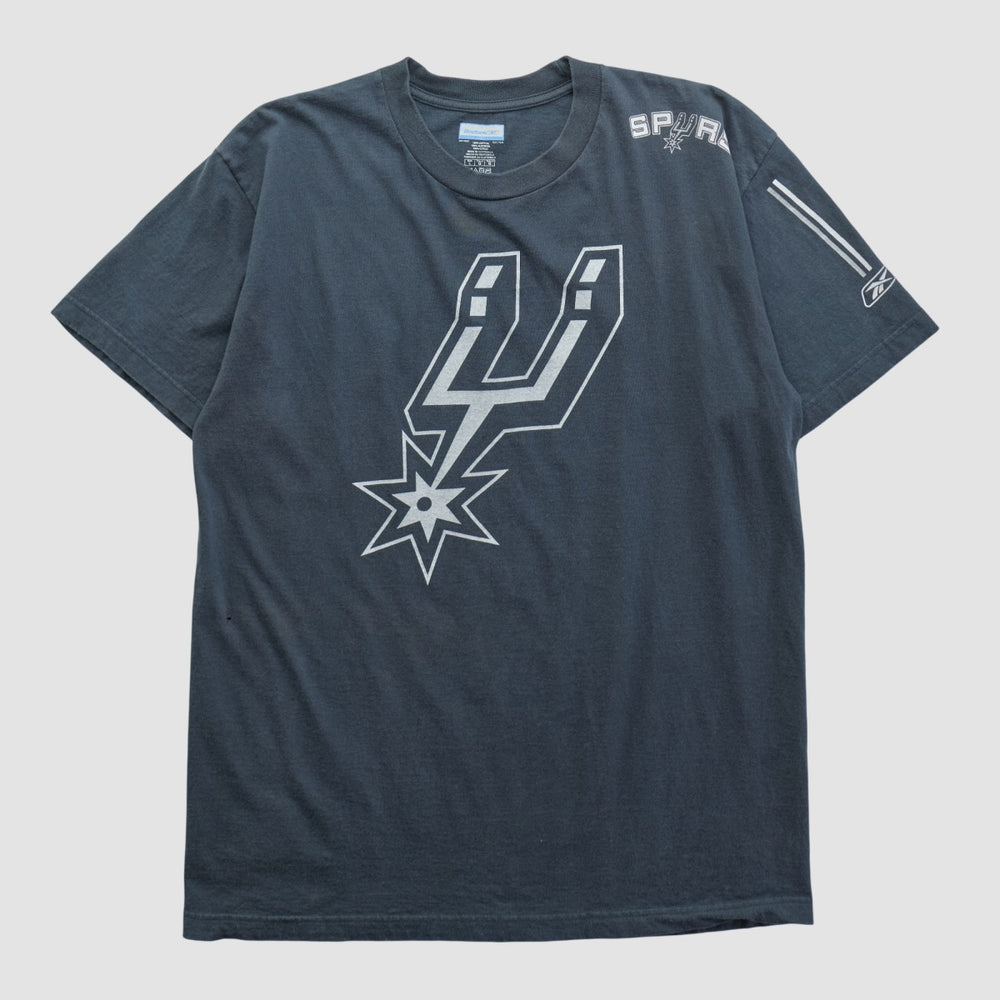 Black San Antonio Spurs Reebok 2000s T-shirt | NBA