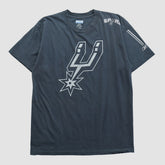 Black San Antonio Spurs Reebok 2000s T-shirt | NBA