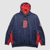 Boston Red Sox Majestic 2000s Hooded Pullover Sweatshirt - MLB Pullover