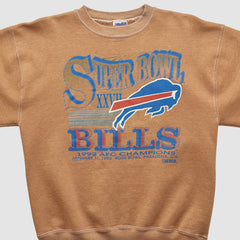 Buffalo Bills Super Bowl XXVII Trench 1992 Pullover Sweatshirt | NFL Outlet