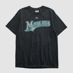 Miami Marlins Majestic 2000s T-shirt - MLB T-shirts