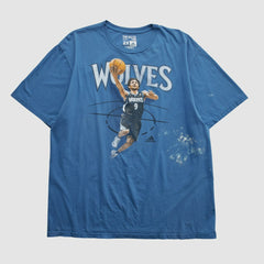 Blue Minnesota Timberwolves 2010s T-shirt | NBA