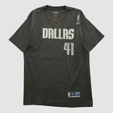 Black Dallas Mavericks Reebok 2000s T-shirt sale | NBA