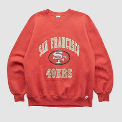 San Francisco 49ers Russell 90s Pullover Sweatshirt | NFL Hot