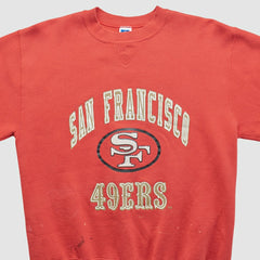 San Francisco 49ers Russell 90s Pullover Sweatshirt | NFL Hot