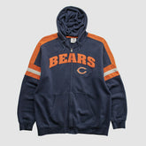 Chicago Bears NFL 2010s Hooded Full Zip Sweatshirt | NFL Sale