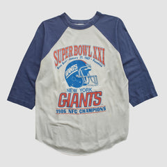 New York Giants Super Bowl XXI Trench 1986 T-shirt | NFL Sale